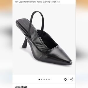 Karl Lagerfeld Womens Keera Evening Slingback